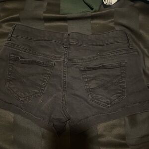 Classic Black low rise Denim Women's Shorts